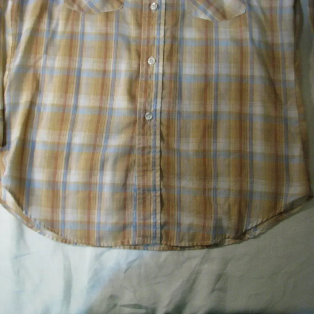 Vintage Levi's Plaid Button Down Western Shirt